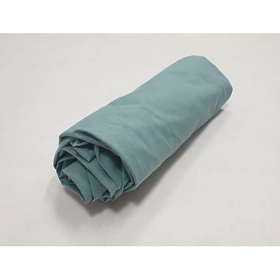 Drap plat en coton 200×120 cm - vert
