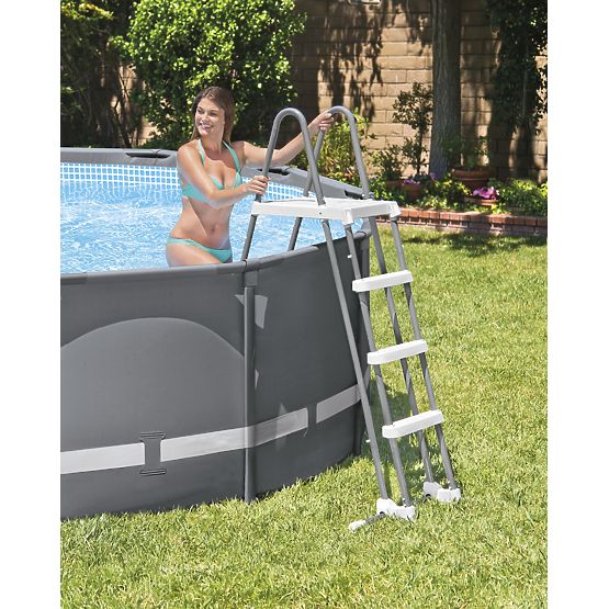 Échelle pour piscine 122 cm marches antidérapantes INTEX 28076