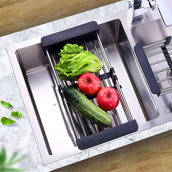 Égouttoir panier pour évier ORDOS noir