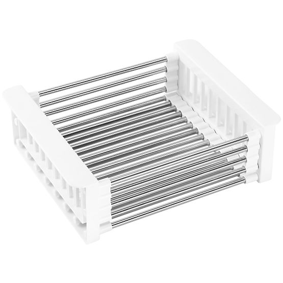 Égouttoir séchoir à légumes ORDOS blanc pour évier