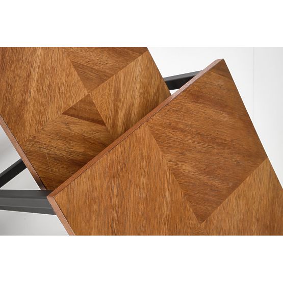 ELZA ensemble de 2 bancs, noyer / noir (1p=1 pièce)