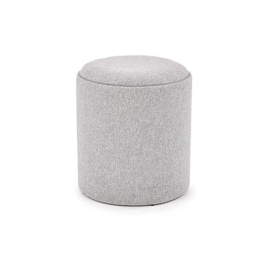 Ensemble de 2 poufs AVIKO, gris clair