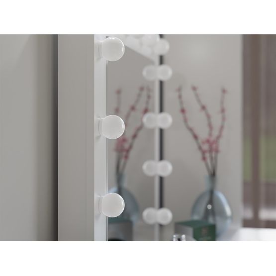 Ensemble coiffeuse Marina T+ 2S+L BLANC