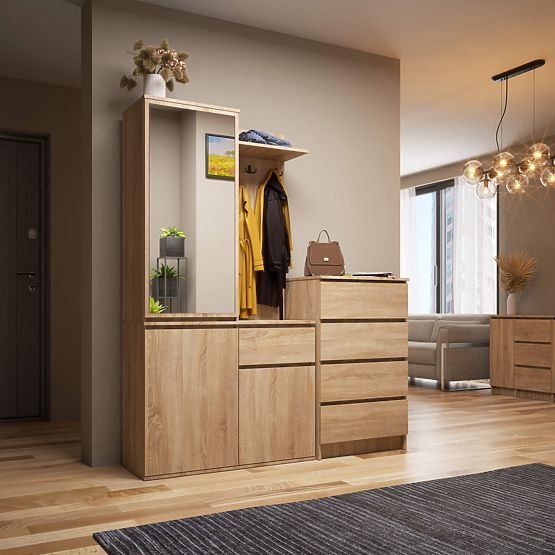 ENSEMBLE D'ENTRÉE ENTRO PK CHÊNE SONOMA