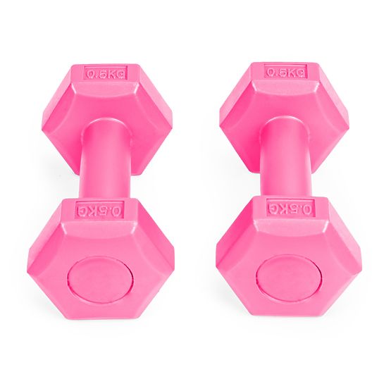 Ensemble d'haltères de fitness 2x 0,5 kg