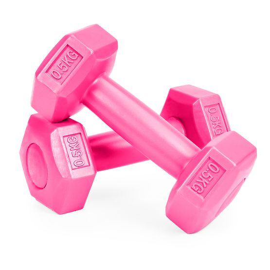 Ensemble d'haltères de fitness 2x 0,5 kg