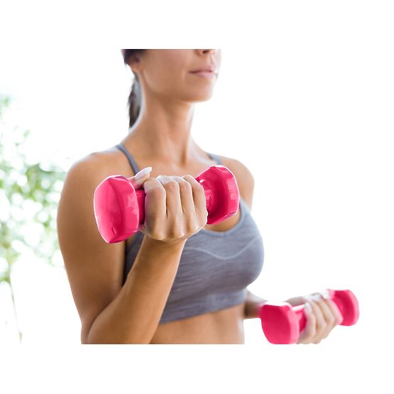 Ensemble d'haltères de fitness 2x 0,5 kg