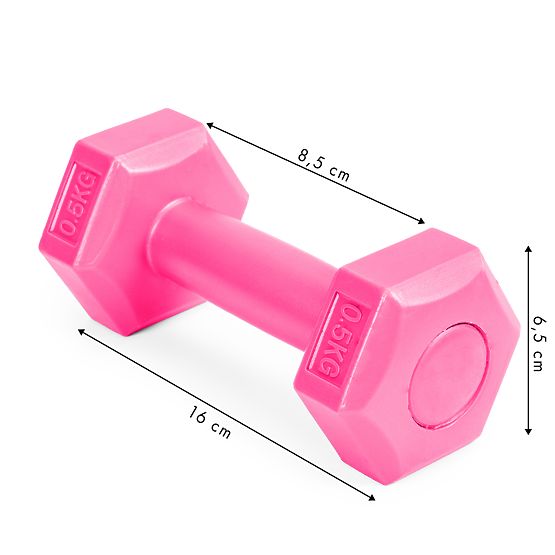 Ensemble d'haltères de fitness 2x 0,5 kg