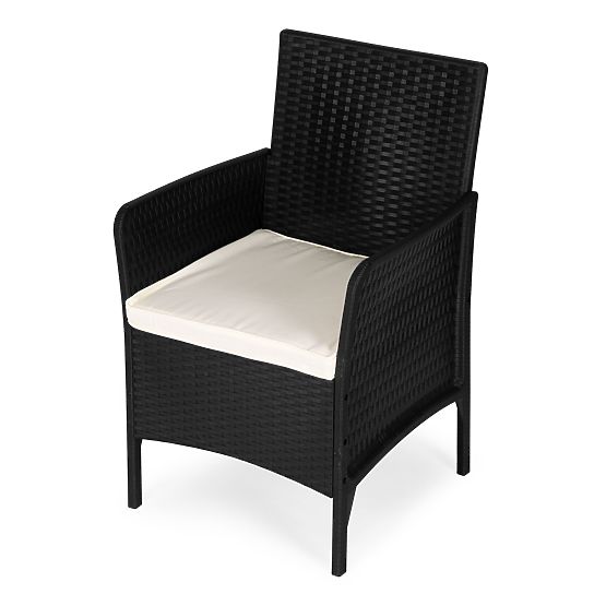 Ensemble de 2 fauteuils de jardin avec coussin, ensemble de chaises pour balcon, terrasse, jardin no