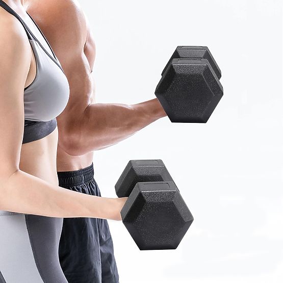 Ensemble de 2 haltères KRONOS haltères 2x6 kg