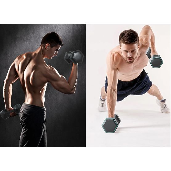 Ensemble de 2 haltères OLIMP haltères 2x5 kg