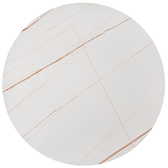 Ensemble de 2 tables FATIMA, marbre blanc / or (1p=1pc)