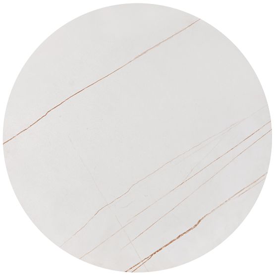 Ensemble de 2 tables FATIMA, marbre blanc / or (1p=1pc)
