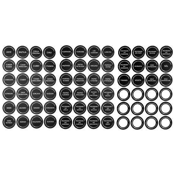 Ensemble de 24 pots à épices BAKER