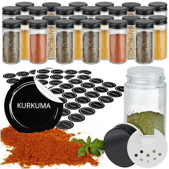 Ensemble de 24 pots à épices MARSALA