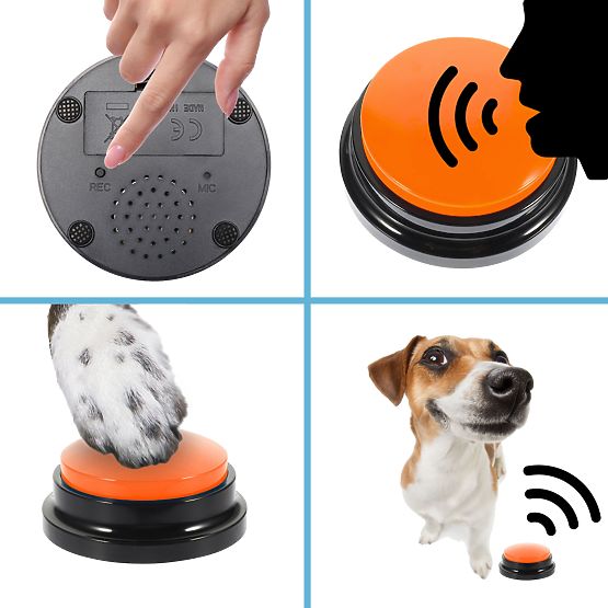 Ensemble de 4 boutons de communication pour chien TALKER