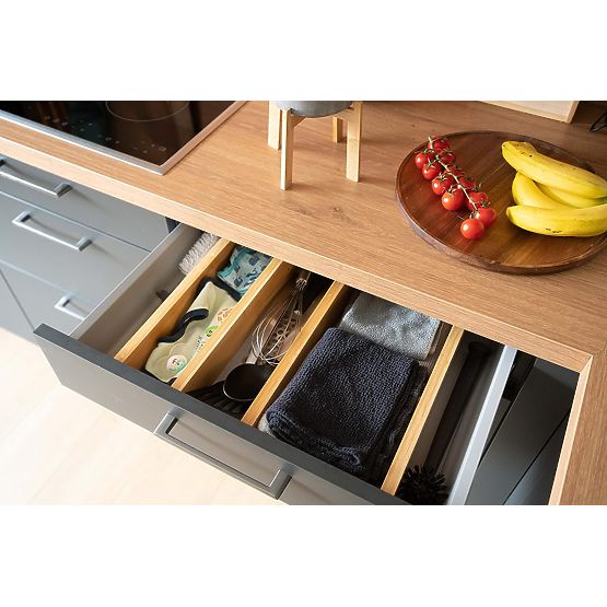 Ensemble de 4 séparateurs de tiroir en bambou RITA