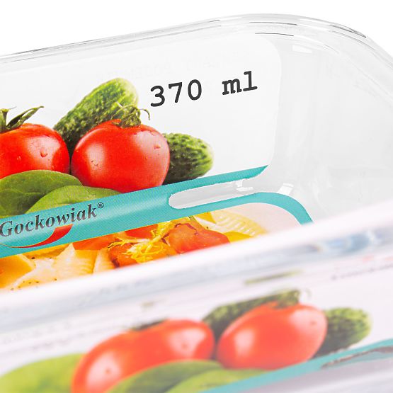 Ensemble de 6 récipients alimentaires en verre AMALFI