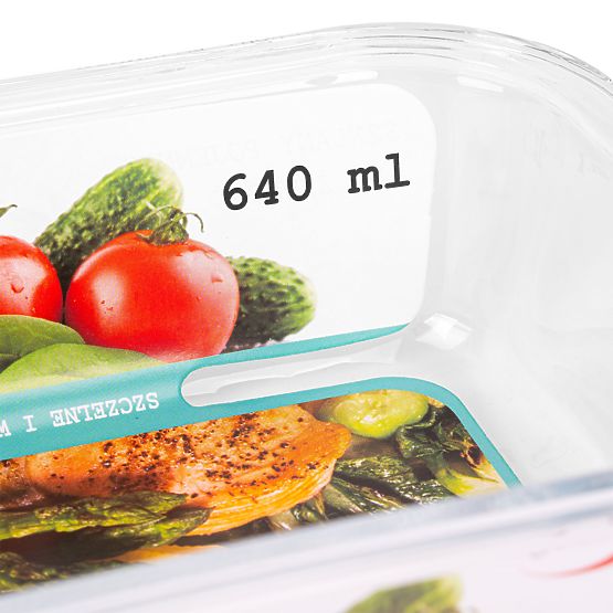 Ensemble de 6 récipients alimentaires en verre AMALFI