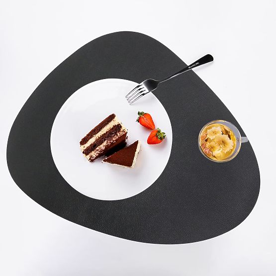 Ensemble de 8 sets de table TRIVAL BLACK