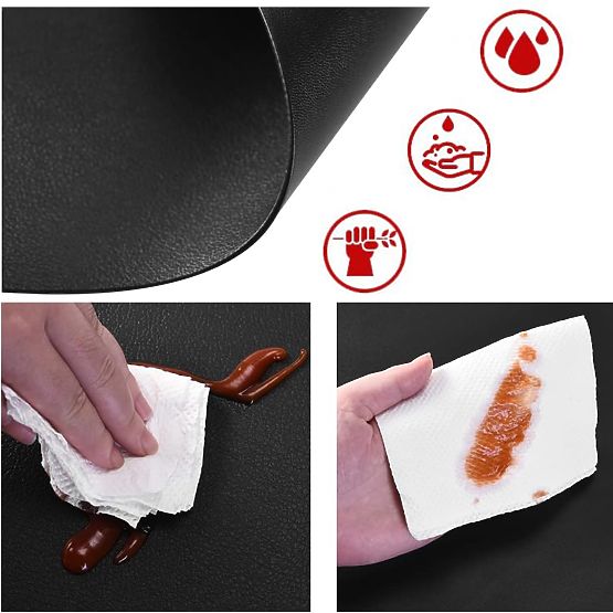 Ensemble de 8 sets de table TRIVAL BLACK