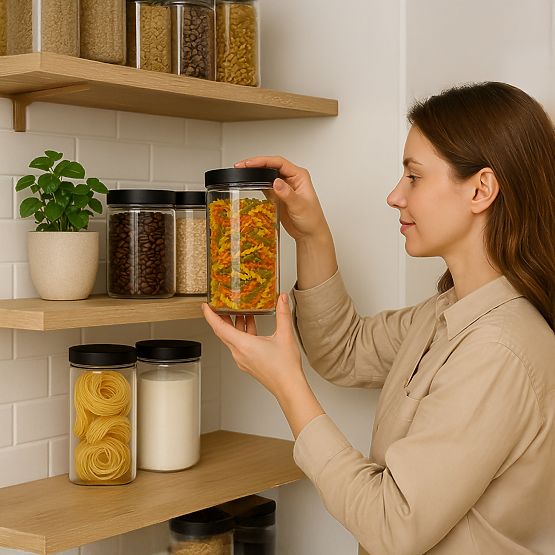 Ensemble de 9 récipients FRASCO