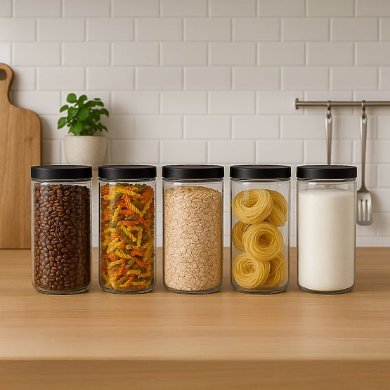 Ensemble de 9 récipients FRASCO