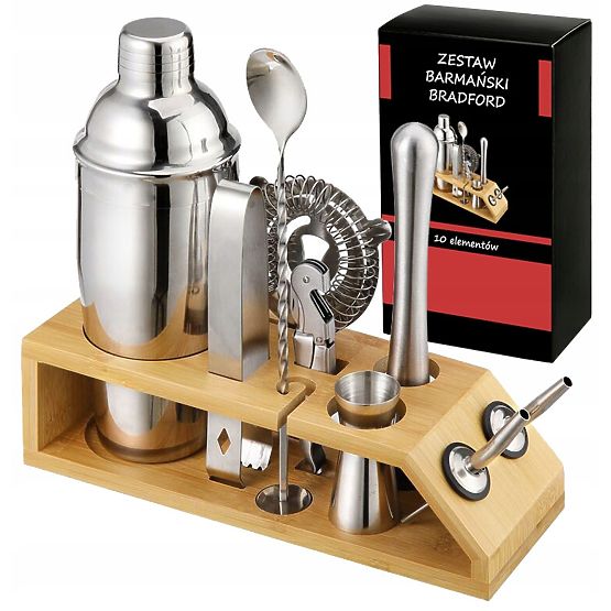 Ensemble de barman BRADFORD 10 pièces