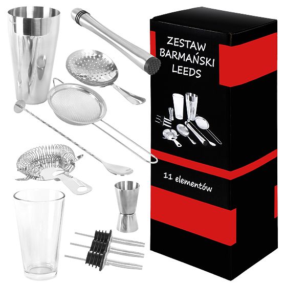 Ensemble de barman Leeds 11 pièces