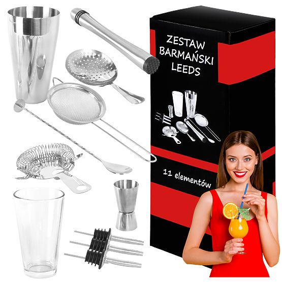 Ensemble de barman Leeds 11 pièces