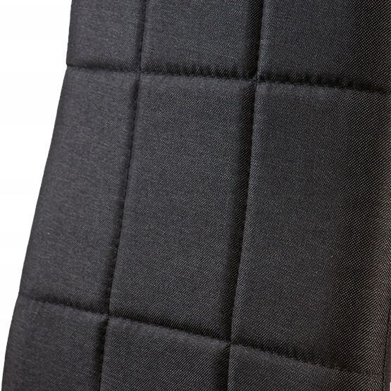 Ensemble de chaises rembourrées pour salle à manger et salon 4 pcs noir