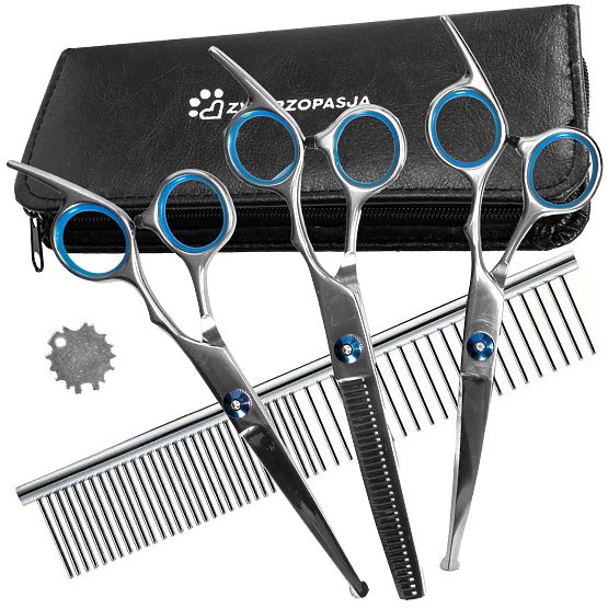 Ensemble de ciseaux pour animaux GROMMY pour chien et chat