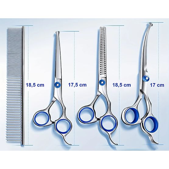 Ensemble de ciseaux pour animaux GROMMY pour chien et chat