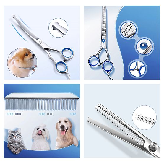 Ensemble de ciseaux pour animaux GROMMY pour chien et chat