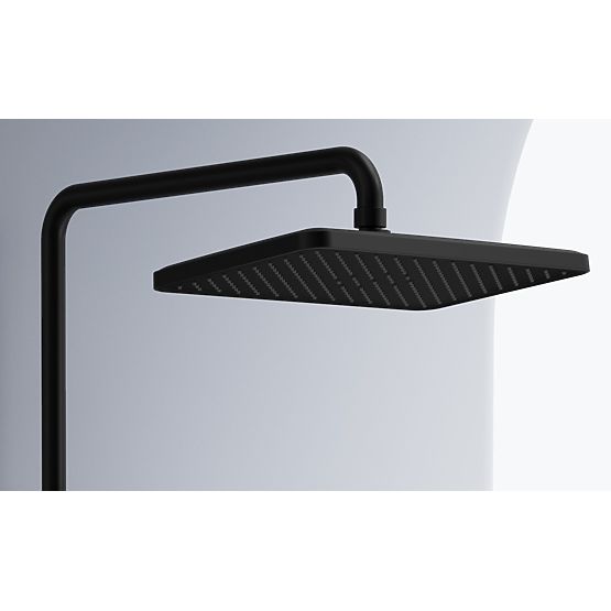 Ensemble de douche avec thermostat REA Pedro Noir