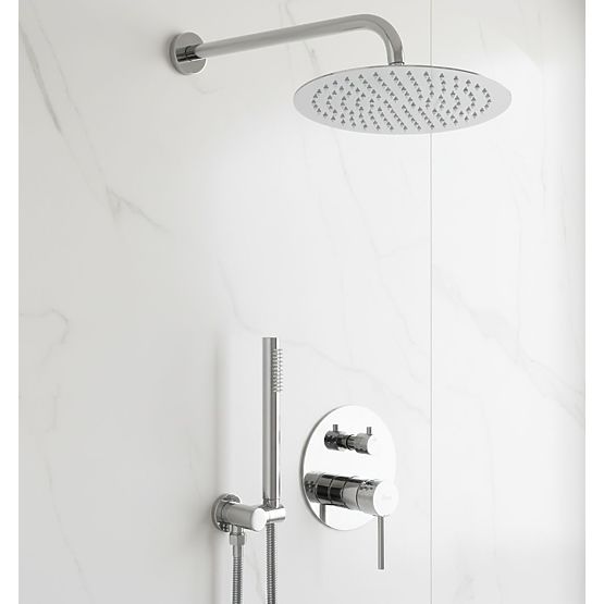 Ensemble de douche encastré Rea Lungo Diamond Chrome + BOX