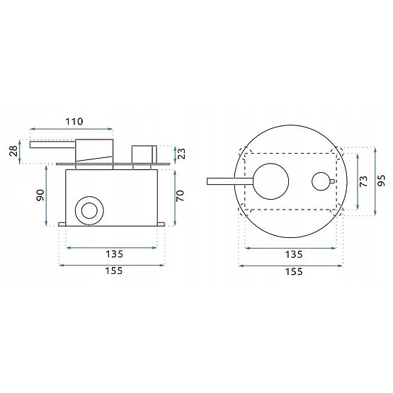 Ensemble de douche encastré Rea Lungo Titan + BOX
