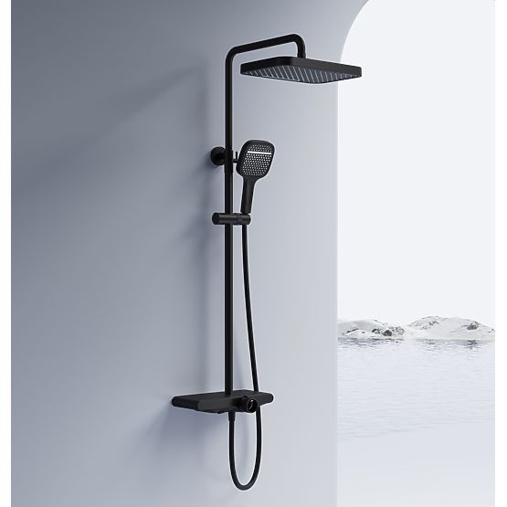 Ensemble de douche REA Bari Noir
