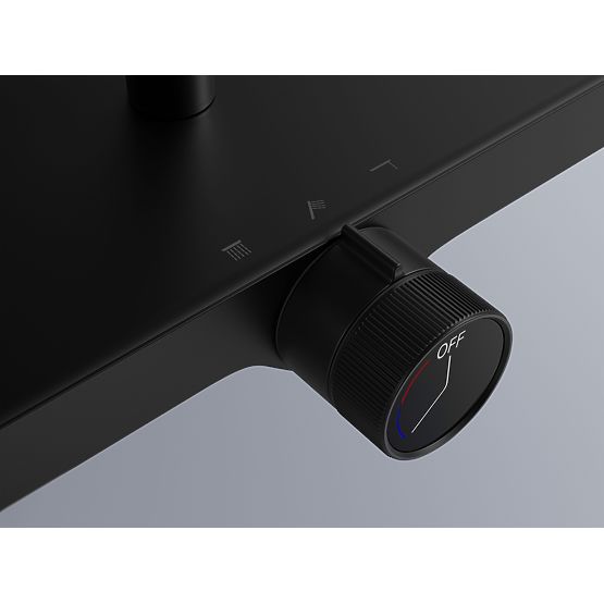 Ensemble de douche REA Bari Noir