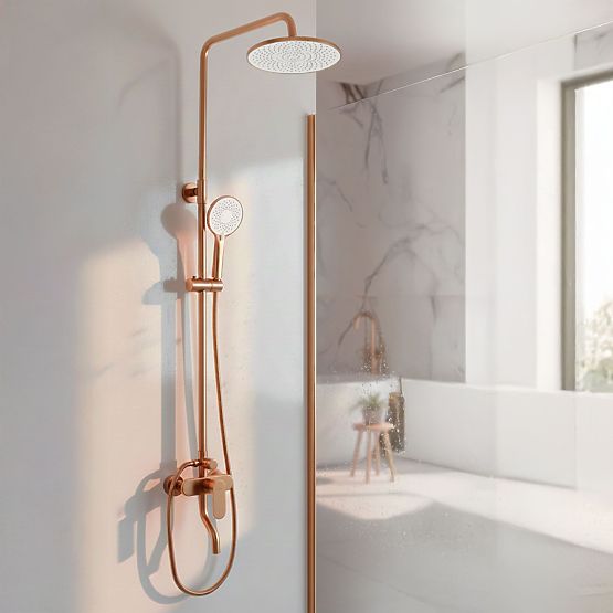 Ensemble de douche Rea DROP Cuivre brossé
