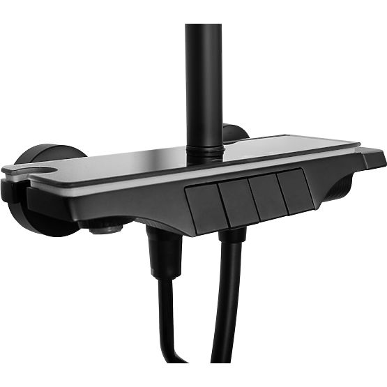 Ensemble de douche REA Savio avec écran LED Noir