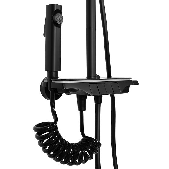 Ensemble de douche REA Savio avec écran LED Noir