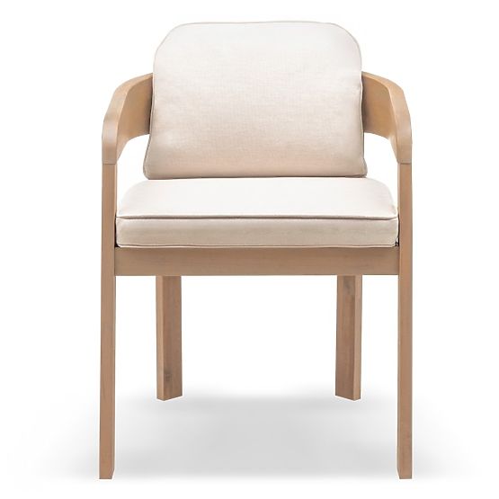 Ensemble de jardin Satori, table 183 cm + 4 chaises, bois d'acacia FSC, aspect teck, beige, arrondi