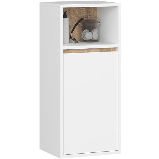 ENSEMBLE DE MEUBLES DE SALLE DE BAIN SUSPENDUS VAMI BLANC / CHÊNE SONOMA