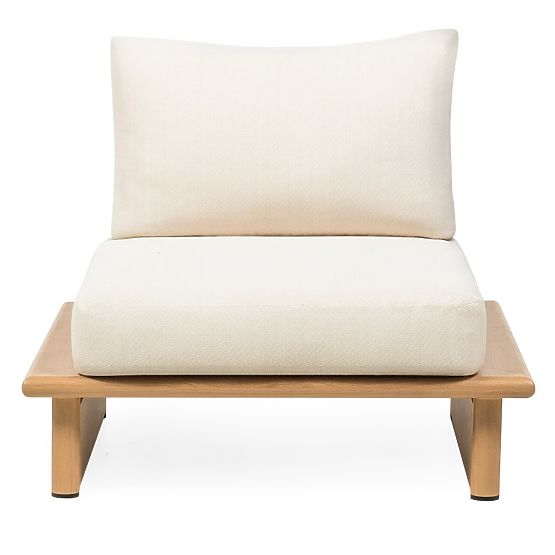 Ensemble de mobilier de jardin Conny en aluminium, beige clair, effet bois
