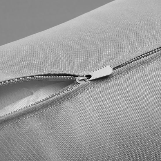 Ensemble de mobilier de jardin FLORENCJA canapé gris ottoman