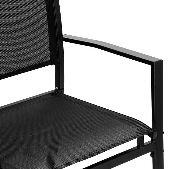 Ensemble de mobilier de jardin GRACIOSA NOIR
