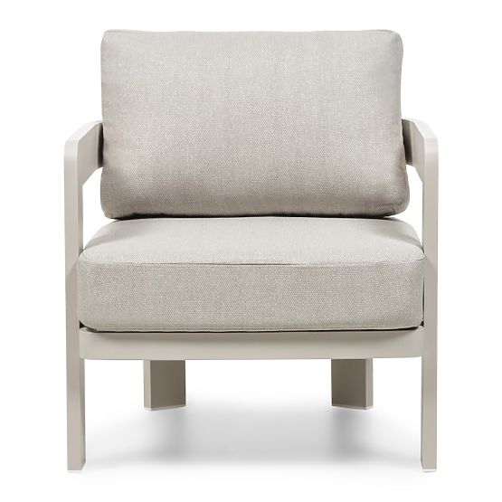 Ensemble de mobilier de jardin Japori, aluminium, beige clair, arrondi