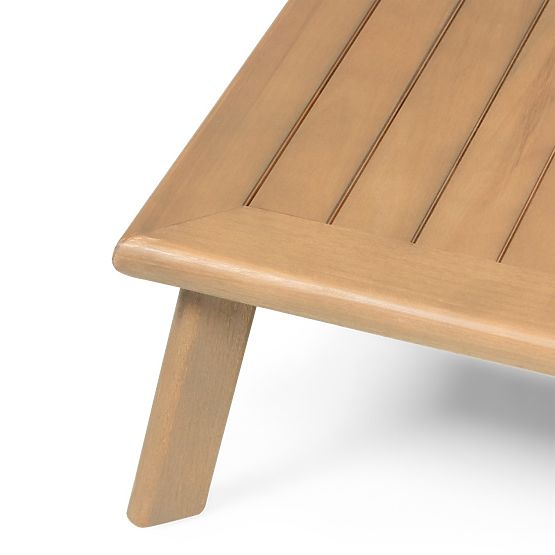 Ensemble de mobilier de jardin Penne bois d'eucalyptus FSC, aluminium, beige