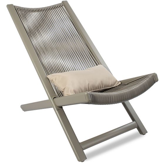Ensemble de mobilier de terrasse CHILL SAND chaises longues et table